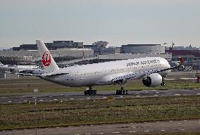 Air Japan Airbus A350-1041 test in Toulouse