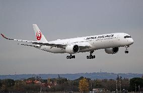 Air Japan Airbus A350-1041 test in Toulouse