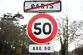 City Hall Plan To Lower Ring Road Speed - Paris