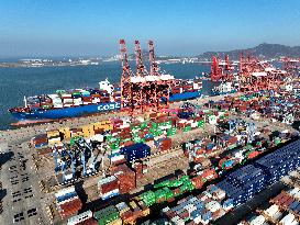 Container Throughput Growth in Lianyungang