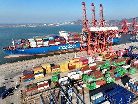 Container Throughput Growth in Lianyungang