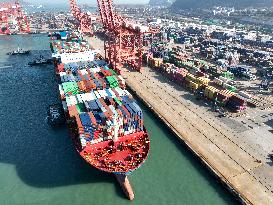 Container Throughput Growth in Lianyungang