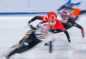 (SP)CHINA-BEIJING-SHORT TRACK SPEED SKATING-ISU WORLD CUP-WOMEN'S 1000M