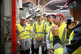 Veran Visits Coca-Cola Bottle Production - Essonne