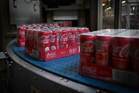 Veran Visits Coca-Cola Bottle Production - Essonne