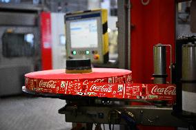 Veran Visits Coca-Cola Bottle Production - Essonne