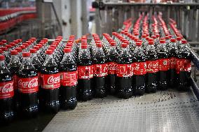 Veran Visits Coca-Cola Bottle Production - Essonne