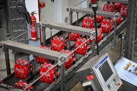 Veran Visits Coca-Cola Bottle Production - Essonne