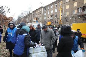 Kharkiv after Russian missile attack