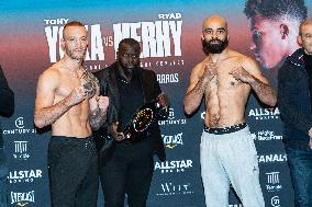 Weigh-In For The AllStar Boxing - Paris