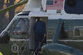 President Biden Hold A White House Departure