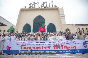 Protest Rally Against The Election Schedule