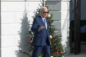 President Biden Hold A White House Departure