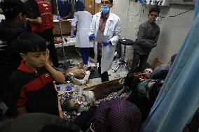 MIDEAST-GAZA-KHAN YOUNIS-HOSPITAL