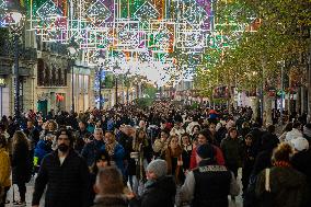 Atmosphere During The Festive Long Weekend Of The Immaculate Conception In Spain.