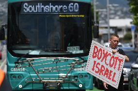 A Pro-Palestinian Rally And March In Christchurch, New Zealand