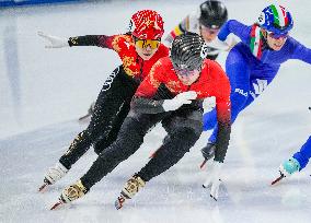 (SP)CHINA-BEIJING-SHORT TRACK SPEED SKATING-ISU WORLD CUP-MIXED TEAM 2000M RELAY