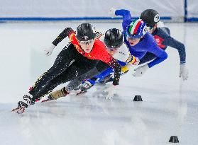 (SP)CHINA-BEIJING-SHORT TRACK SPEED SKATING-ISU WORLD CUP-MIXED TEAM 2000M RELAY