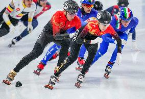 (SP)CHINA-BEIJING-SHORT TRACK SPEED SKATING-ISU WORLD CUP-MIXED TEAM 2000M RELAY