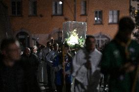 Religions Procession During Fete Des Lumieres 2023 Lyon