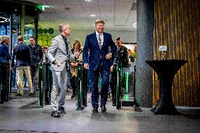 King Willem-Alexander opens The new building of Koninklijke Boon Edam