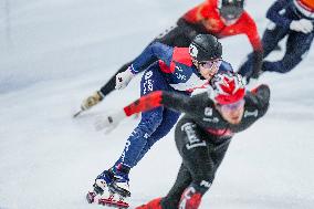 (SP)CHINA-BEIJING-SHORT TRACK SPEED SKATING-ISU WORLD CUP-MEN'S 500M FINAL