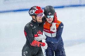 (SP)CHINA-BEIJING-SHORT TRACK SPEED SKATING-ISU WORLD CUP-MEN'S 500M FINAL