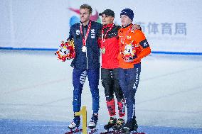 (SP)CHINA-BEIJING-SHORT TRACK SPEED SKATING-ISU WORLD CUP-MEN'S 500M FINAL