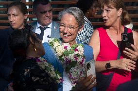 Elisabeth Borne on Visit in Mayotte