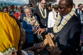 Elisabeth Borne on Visit in Mayotte