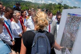 Elisabeth Borne on Visit in Mayotte