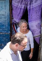 Elisabeth Borne on Visit in Mayotte