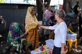 Elisabeth Borne on Visit in Mayotte