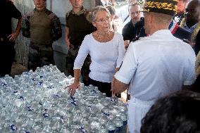 Elisabeth Borne on Visit in Mayotte