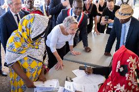 Elisabeth Borne on Visit in Mayotte