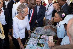 Elisabeth Borne on Visit in Mayotte