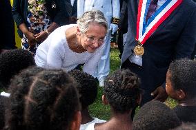 Elisabeth Borne on Visit in Mayotte