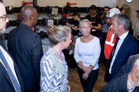 Elisabeth Borne on Visit in Mayotte