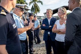 Elisabeth Borne on Visit in Mayotte