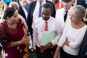 Elisabeth Borne on Visit in Mayotte