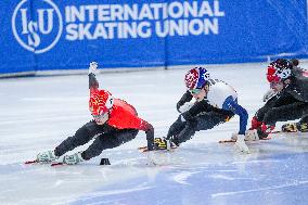 (SP)CHINA-BEIJING-SHORT TRACK SPEED SKATING-ISU WORLD CUP-MEN'S 1500M FINAL