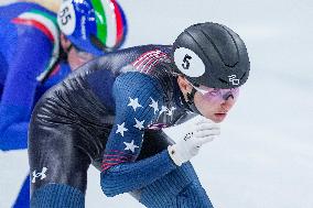 (SP)CHINA-BEIJING-SHORT TRACK SPEED SKATING-ISU WORLD CUP-WOMEN'S 500M FINAL