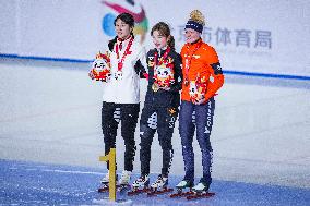 (SP)CHINA-BEIJING-SHORT TRACK SPEED SKATING-ISU WORLD CUP-WOMEN'S 1500M FINAL