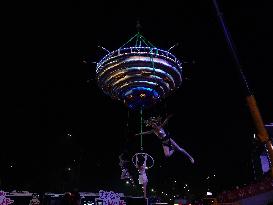 Flying Man Show Performance
