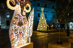 Light Installations In Ruvo Di Puglia