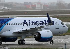 Engine Run test of the Aircalin Airbus A320-251N in Toulouse