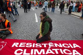 Climate Demonstration In Lisbon