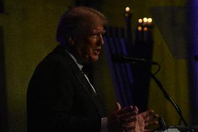 Former US President Donald J Trump At New York Young Republican Club Gala