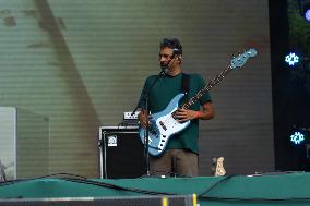 Nando Reis on stage at Prime Rock Brasil Curitiba