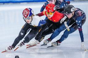 (SP)CHINA-BEIJING-SHORT TRACK SPEED SKATING-ISU WORLD CUP-WOMEN'S 1000M FINAL (CN)